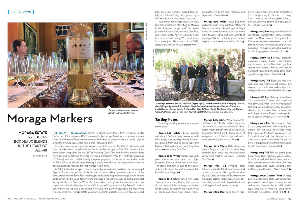 The Somm Journal: Moraga Markers