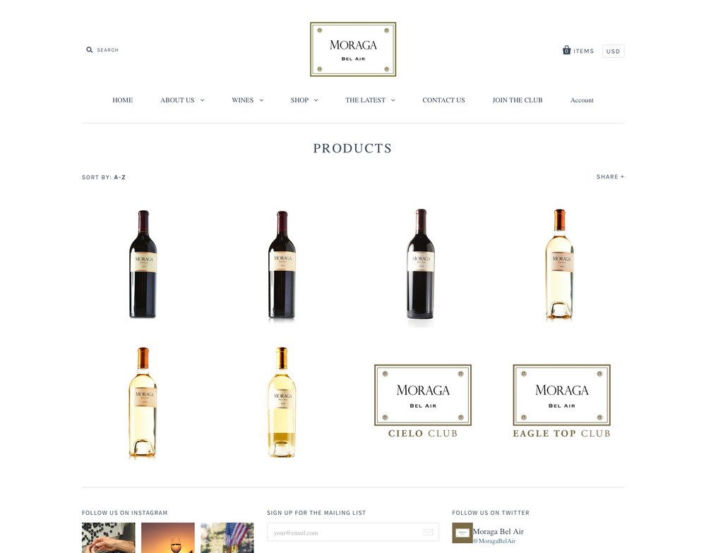 Moraga Bel Air Announces New Online Shopping on Their Updated Website and the Release of Their Current Red and White Wines
