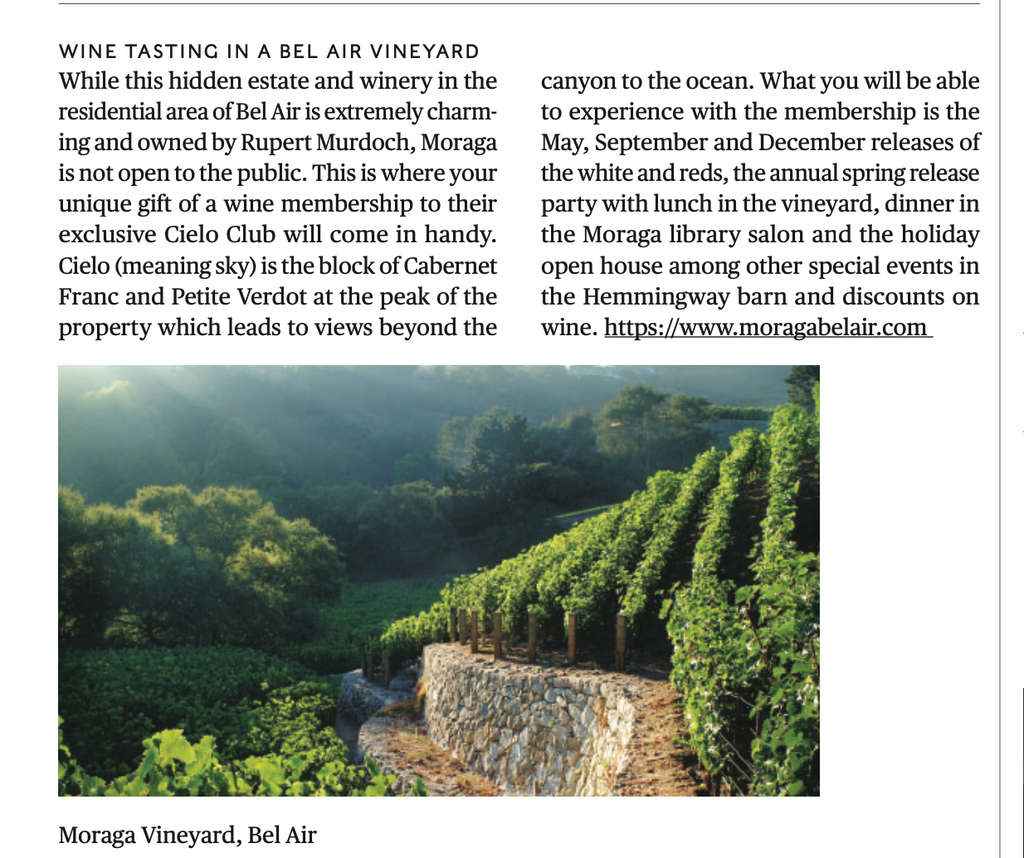 Beverly Hills Courier - Wine Tasting in a Bel Air Vineyard